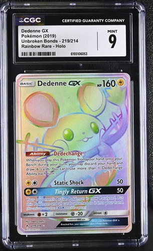 Dedenne-GX graded CGC 9 for sale on eBay
