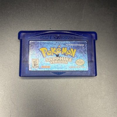 Pokemon: Sapphire Version (Nintendo Game Boy Advance GBA) AUTHENTIC RARE TESTED 