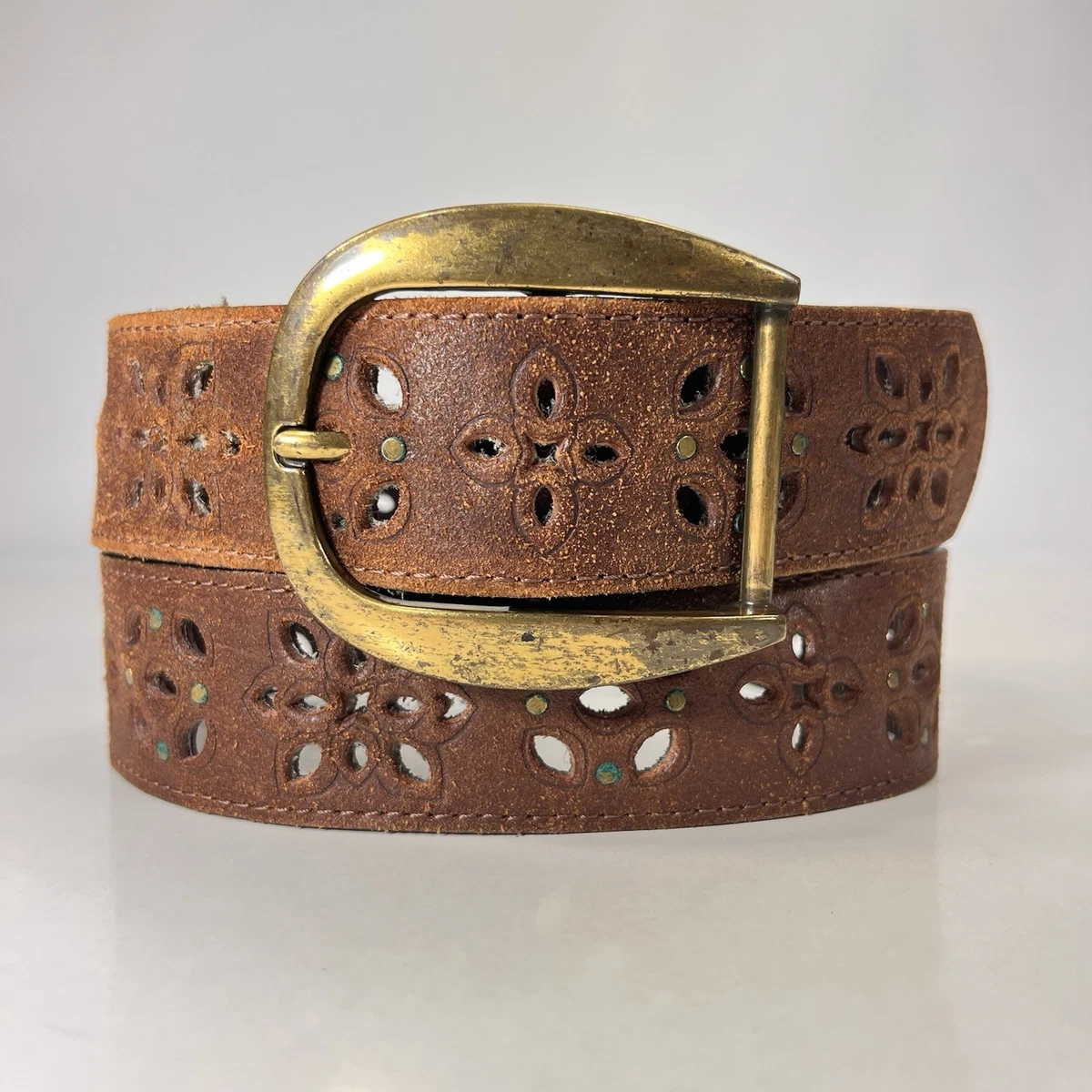 Brown Leather 30 Size Belts for Women for sale | eBay display picture 1