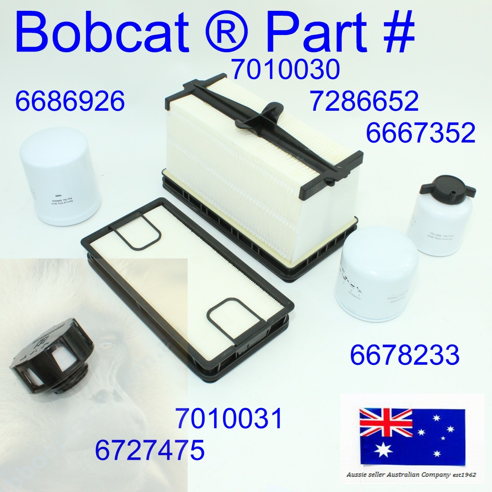 Bobcat Filter Service Kit Oil Air Hydraulic T750 T770 T870 7286652