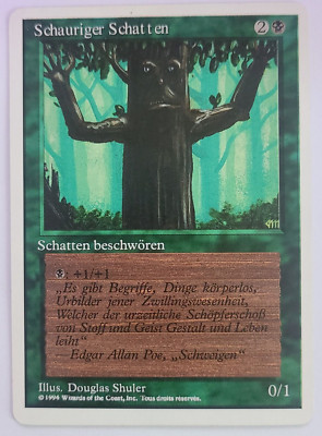 MTG TEST PRINT Ironroot Treefolk / Frozen Shade x1 Black Border Misprint Error