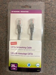 25 ft Cat-5e Networking Cable