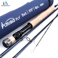 9ft 8wt 4sec Fly Rod Fast Action Im10 Carbon Fiber & Fishing Fly Rod Tube 9ft 8wt 4sec Fly Rod Fast Action Im10 Carbon Fiber & Fishing Fly Rod Tube