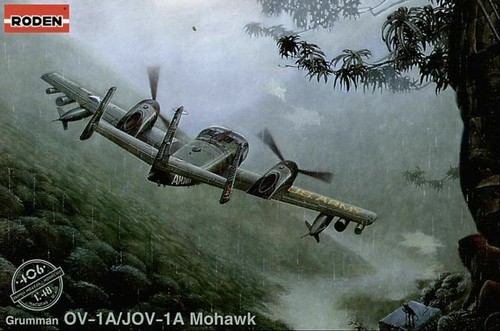 Roden 406 - 1/48 - OV-1A/JOV-1A Mohawk Stormtrooper ScaleModel Kit - Picture 9 of 10