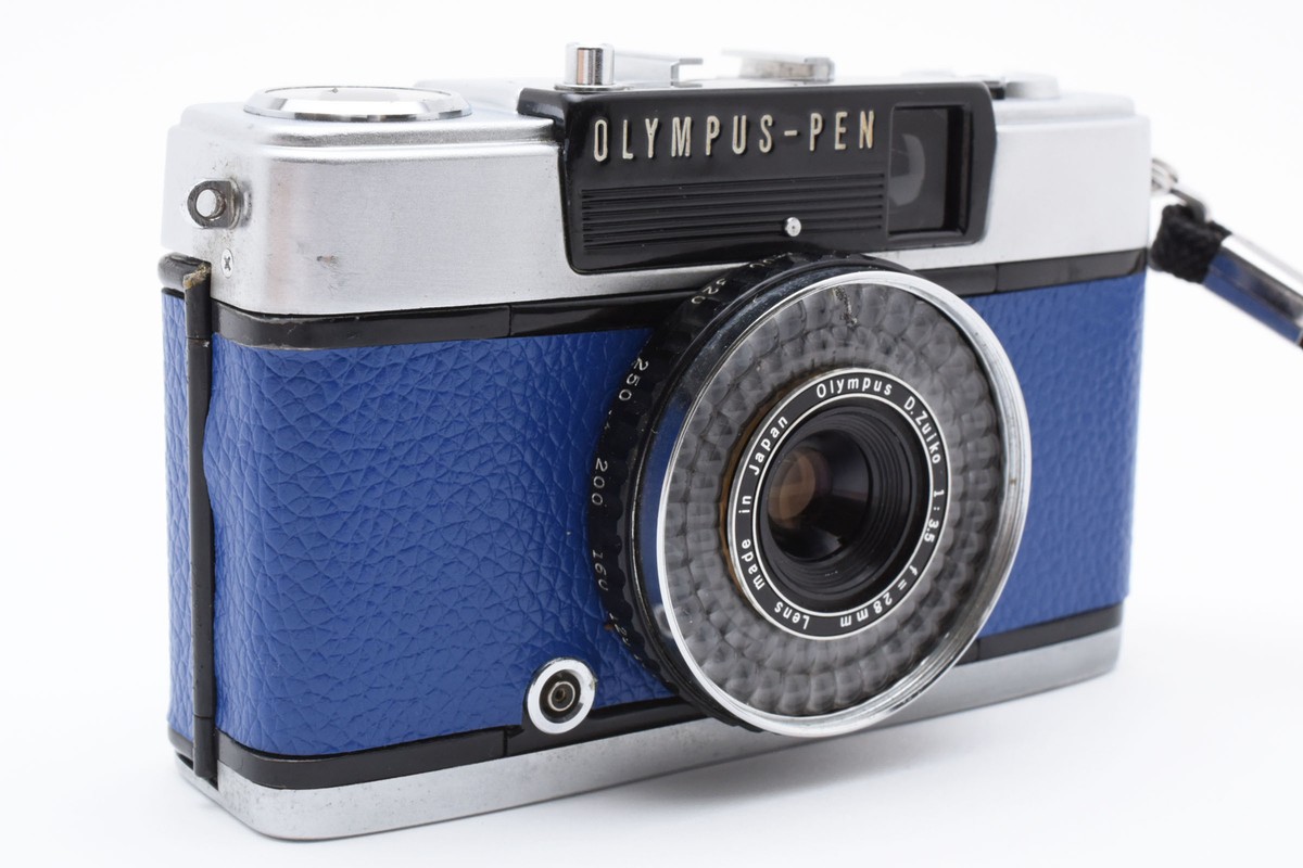フィルムカメラ OLYMPUS EE-3 indigo blue ヴィンテージ】レトロフィルムカメラ オリンパス PEN EE-3