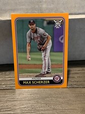 2020 Topps Bl Baseball Max Scherzer Orange Border #134