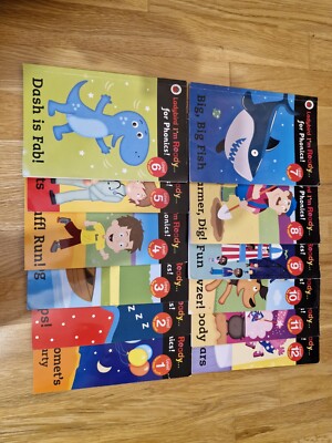 Ladybird I'm Ready for Phonics 12 Book Collection Set Level 1 to 12 