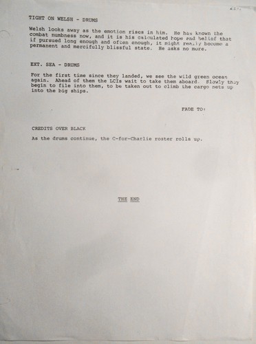 Terrence Malick - Scénario de la ligne rouge mince - Première draft 1989. Très rare - Photo 18 sur 18