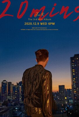 2PM JUN.K [20 MINS] 3rd Mini Album CD+POSTER+Photo Book+4 Card K