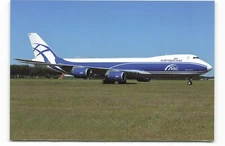 Postcard Airline AIR BRIDGE CARGCO B747-8F VQ-BRH AUC1.