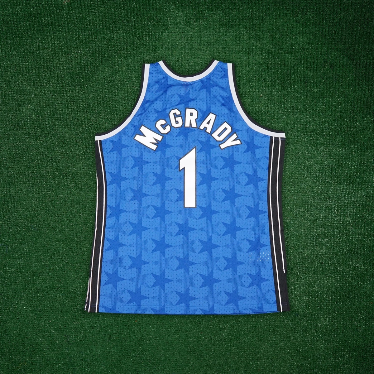 Men's Mitchell & Ness Tracy McGrady Blue Orlando Magic Hardwood Classics  Swingman Jersey 