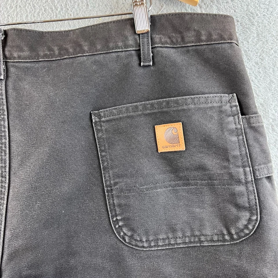 Carhartt VTG Double Knee Quilted Lined Insulated Canvas Pants size 42x34 - Image 3 of 4