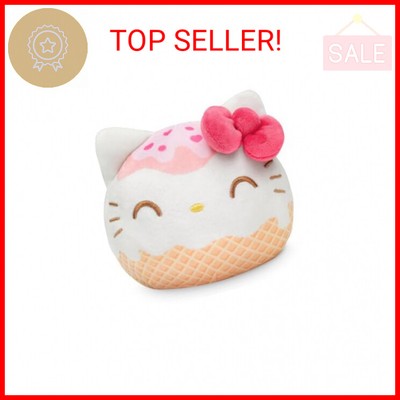 TeeTurtle Hello Kitty Reversible 4'' Plushie - Hello Kitty Ice Cream - Sanrio Off