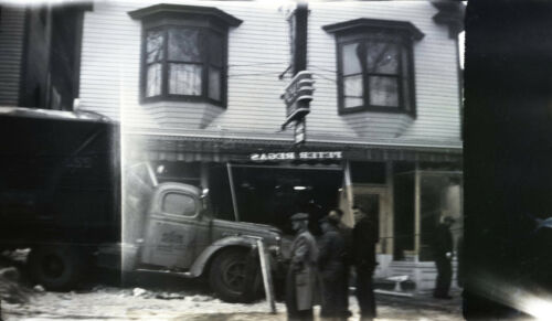 wd5 Original Negative 1940's Peter Regas Store Vintage Truck 951a - 第 1/1 張圖片