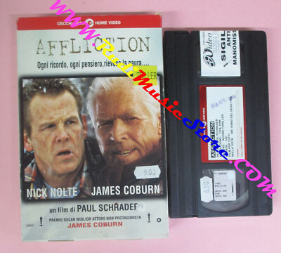 VHS CARTONATA film AFFLICTION Nick Nolte James Coburn CECCHI GORI (F144) no dvd
