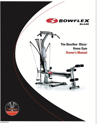 Workout Routine Bowflex Ultimate Home Gym Manual Bowflex PR3000