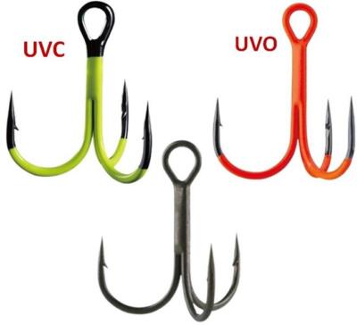BKK SPEAR-21 SS UVO UVC Raubfisch Haken Drilling geschmiedet Barsch Zander Hecht
