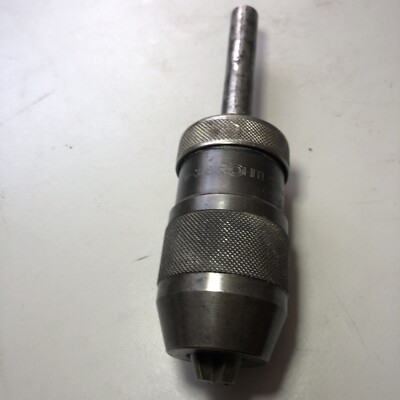 Rohm Spiro German Keyless Drill Chuck 0-3/8  0-10mm With 1/2  S/S Arbor