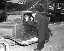 Is your trip necessary? Traffic op Lester Drew findsout on Jamaica .. Old Photo