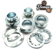 Classic Car Seat Belt Mounting Spacers 7/16" Stepped Spacers Grip Wavy Washers