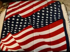 Horizontal US Flag BANDANA Scarf Head Neck Face Wrap Handkerchief