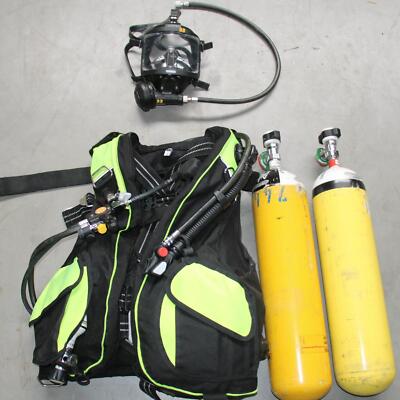 Interspiro Divator MK II Tauchgerät   Scubapro mit 7L 200 Bar Flasche