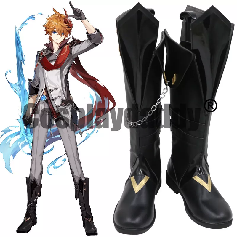 Genshin Impact Eleven Fatui Cosplay Shoes