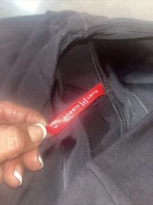 Ruby Ribbon Black High Rise Crop Capri Leggings Size S Shaping Tummy Control