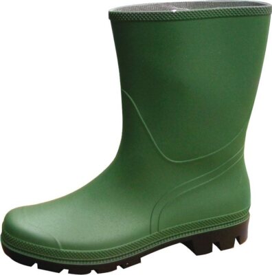 Stivali Uomo PVC Stivaletti Tronchetti da Lavoro Verde Tg 45