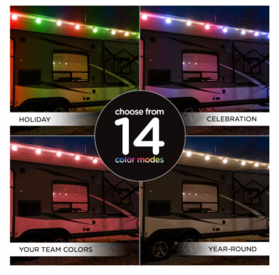 Enbrighten 12-ft Plug-in Black Indoor/Outdoor String Light