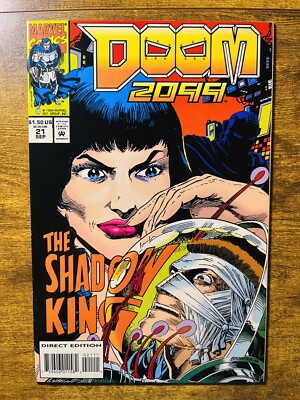 DOOM 2099 #21 DIRECT EDITION VICTOR VON DOOM PAT BRODERICK COVER MARVEL 1994 B