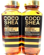 Bath Body Works COCO SHEA HONEY Queen Bee Bubble Bath, 15 oz/445 mL, NEW x 2