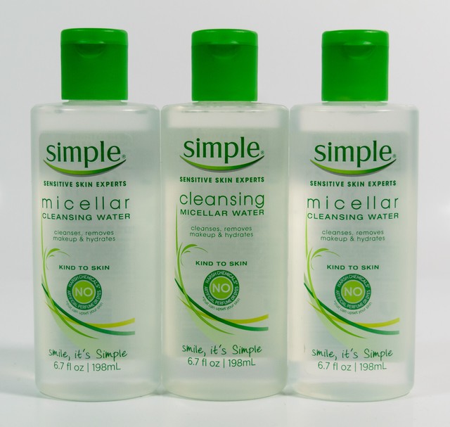 3 Simple Micellar Cleansing Water Makeup Remover 6.7 fl oz eBay