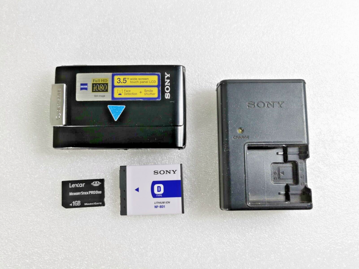 Sony Cyber-shot DSC-T200 8.1MP Digital Camera Black | eBay