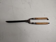 Antique Vintage Metal Hair Curler w/ Wood Handles Made in Germany