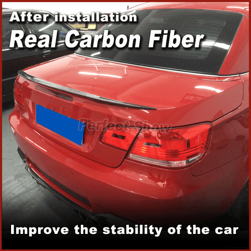 Carbon Spoiler Heckflügel HeckSpoiler Lippe für BMW 3ER E93 M3 Cabrio 2007-2013 - Bild 2 von 11