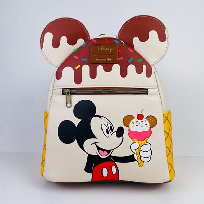 Loungefly Disney Mickey Mouse Ice Cream Mickey Ears Mini  display picture 1