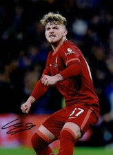 Harvey Elliott Signed 16X12 League Cup Photo Liverpool EXACT PROOF AFTAL COA (B)