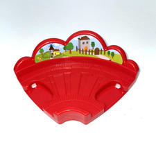 Vtech Go Go Smart Wheels Train Replacement Piece 90 Degree Track Red