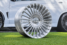 4X R23" 5x112 Maybach Style Full Polished Wheels: Fits For Mercedes Benz GLE GLS