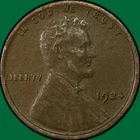 1924 Lincoln Wheat Cent Extremely Fine XF Coin #40939