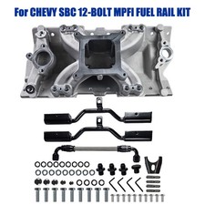 Efi Intake Manifold Fuel Rail Kit Fits Chevy Sbc Gen I 1968-1986 350 307 400