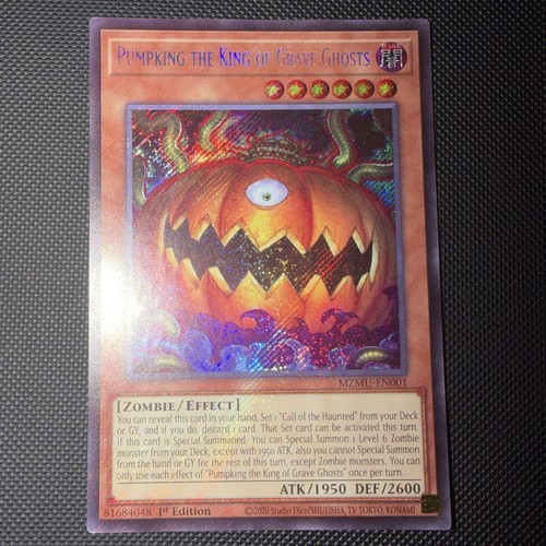 Pumpking the King of Grave Ghosts [Collector's Rare] MZMU-EN001 YuGiOh Maze of Muertos card