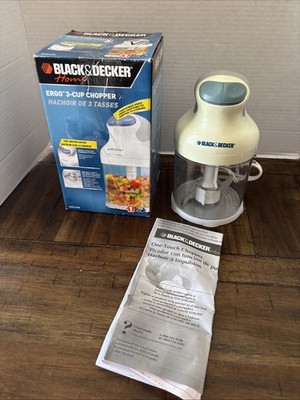 Black & Decker Ergo 3 Cup Deluxe Chopper  Model #EHC650