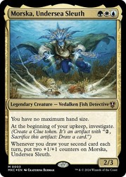 Morska, Undersea Sleuth - 3 - Mythic - Commander: Murders at Karlov Manor - Foil