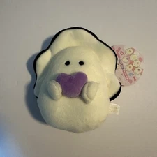 Mini Oyster Clam With Heart Stuffed Plush Keychain From Japan Claw Machine NWT