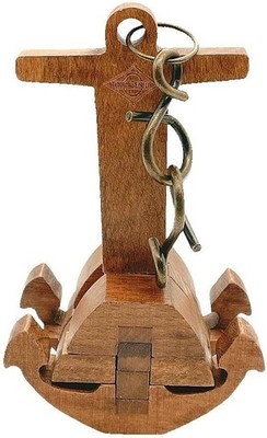 Brain Teaser Math Puzzle - Greek Chain and Anchor
