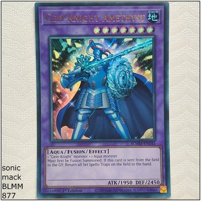 Gem-Knight Amethyst - BLMM-EN141 - Ultra Rare 1st Edition Yugioh