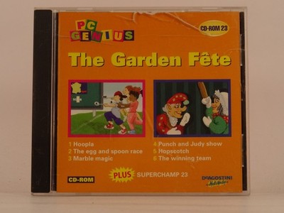 PC GENIUS NO 23 THE GARDEN FETE CD ROM (T1) COMPUTER SOFTWARE DEAGOSTINI