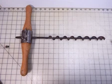 Vintage T- Handle Auger Bit,  15/16 inch bit ,